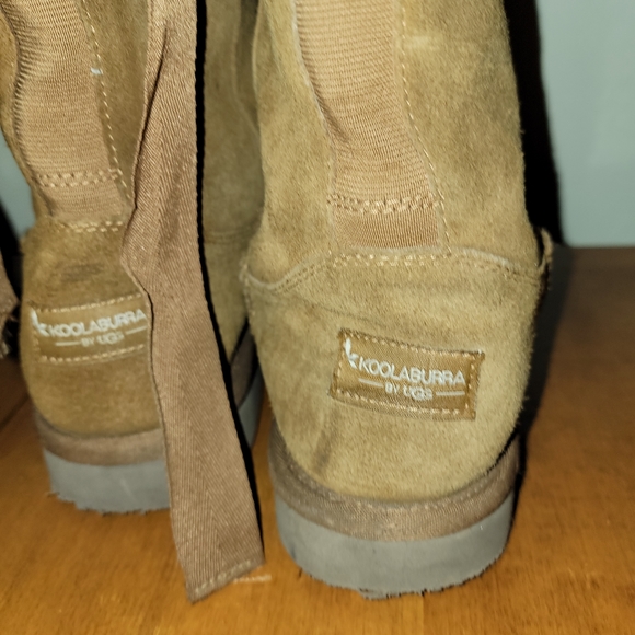 Koolaburra By UGG Tall Boot with Bow Tan - Picture 7 of 8
